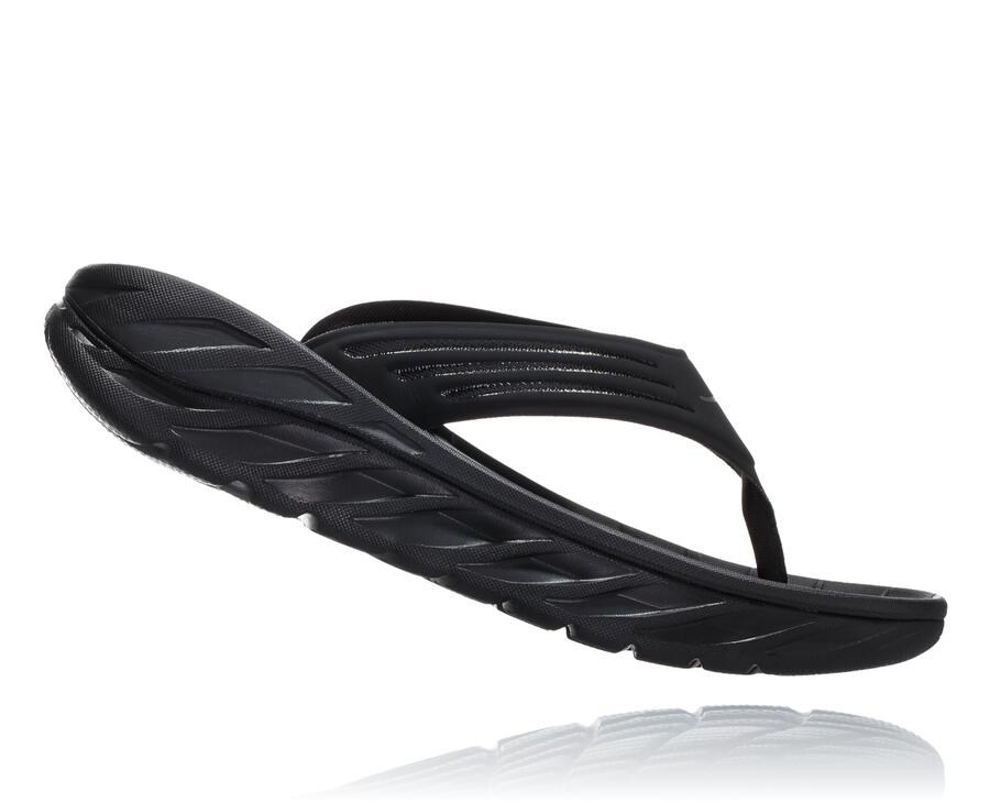 Hoka One One Sandalen Heren - Ora Recovery Flip - Zwart - YI5862741